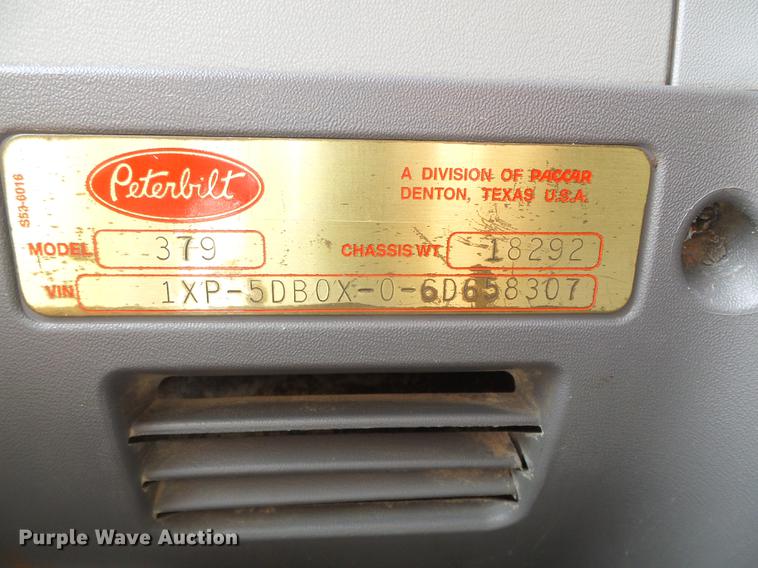 image for item DC5236 2006 Peterbilt 379 semi truck