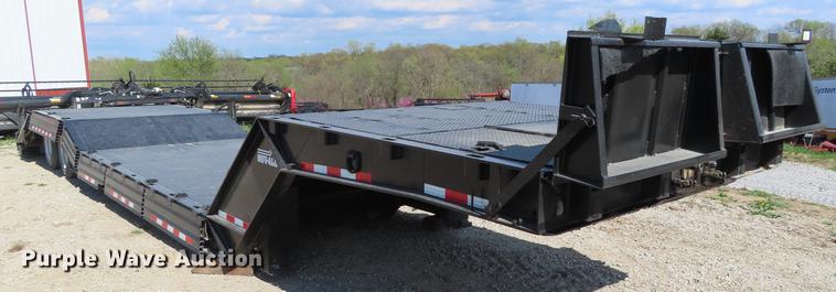 image for item DE3411 2000 Wilson 4460TD MUV-ALL lowboy hydratail equipment trailer