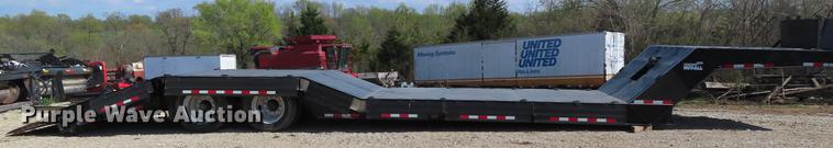 image for item DE3411 2000 Wilson 4460TD MUV-ALL lowboy hydratail equipment trailer