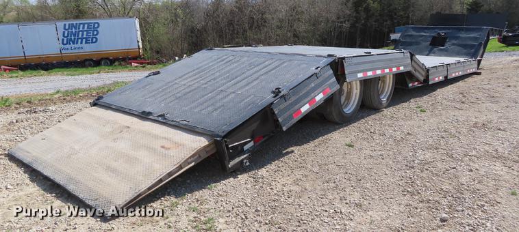 image for item DE3411 2000 Wilson 4460TD MUV-ALL lowboy hydratail equipment trailer