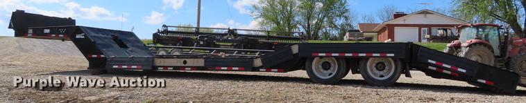 image for item DE3411 2000 Wilson 4460TD MUV-ALL lowboy hydratail equipment trailer