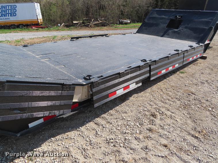 image for item DE3411 2000 Wilson 4460TD MUV-ALL lowboy hydratail equipment trailer