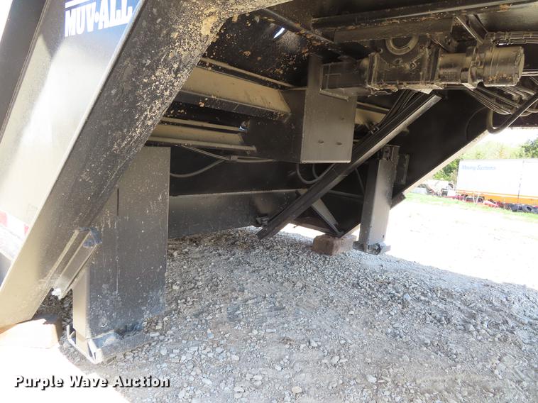 image for item DE3411 2000 Wilson 4460TD MUV-ALL lowboy hydratail equipment trailer