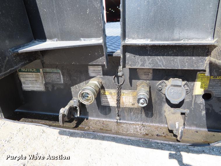 image for item DE3411 2000 Wilson 4460TD MUV-ALL lowboy hydratail equipment trailer