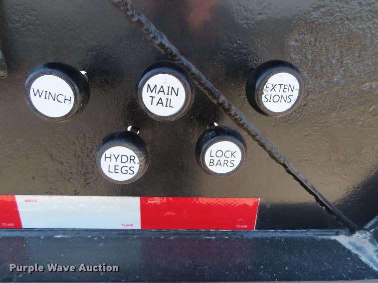 image for item DE3411 2000 Wilson 4460TD MUV-ALL lowboy hydratail equipment trailer