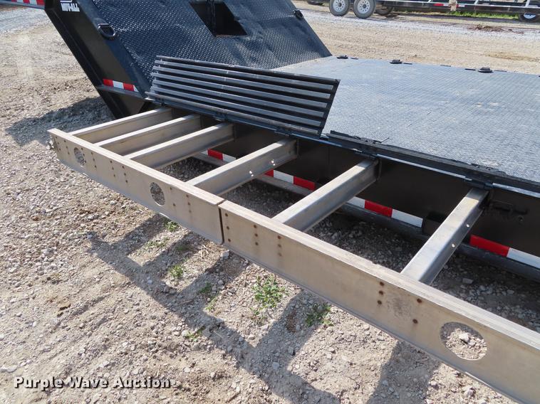 image for item DE3411 2000 Wilson 4460TD MUV-ALL lowboy hydratail equipment trailer