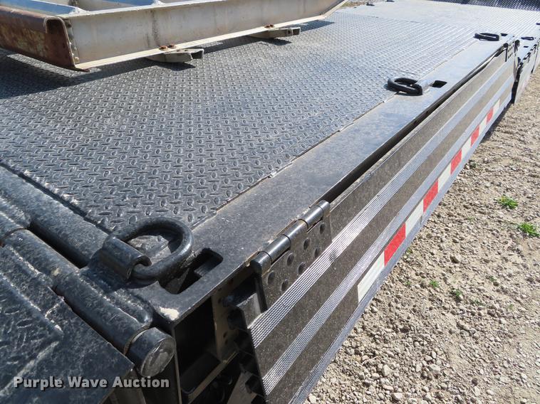 image for item DE3411 2000 Wilson 4460TD MUV-ALL lowboy hydratail equipment trailer