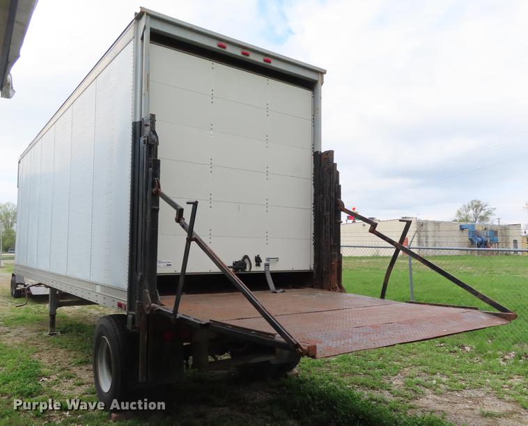 image for item DE3415 1989 Fruehauf FBB9-FL1-28 dry van trailer