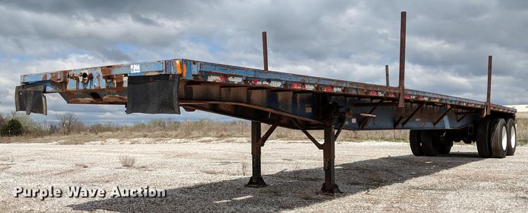 image for item DG3410 1997 Fruehauf PBA-NF2-45N flatbed trailer