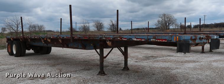 image for item DG3410 1997 Fruehauf PBA-NF2-45N flatbed trailer