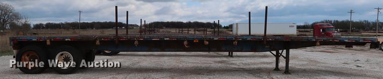 image for item DG3410 1997 Fruehauf PBA-NF2-45N flatbed trailer