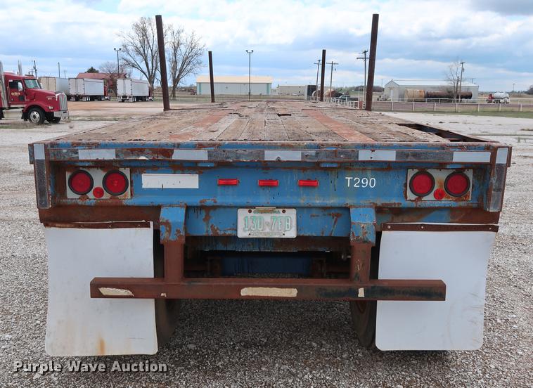 image for item DG3410 1997 Fruehauf PBA-NF2-45N flatbed trailer