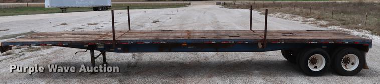 image for item DG3410 1997 Fruehauf PBA-NF2-45N flatbed trailer