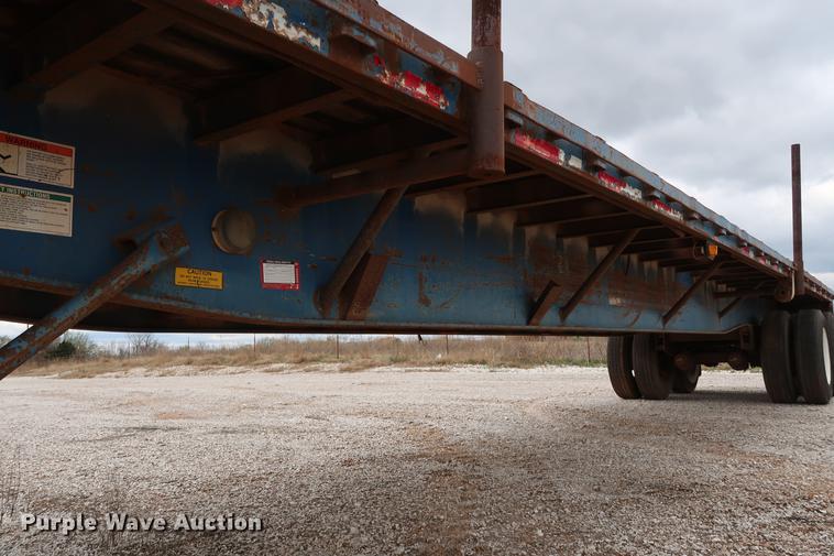 image for item DG3410 1997 Fruehauf PBA-NF2-45N flatbed trailer