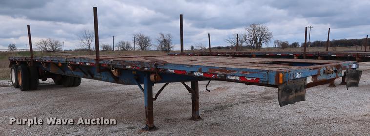 image for item DG3411 1998 Fruehauf PBA-NF2-45N flatbed trailer