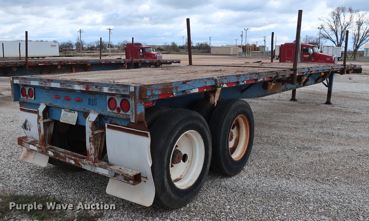 image for item DG3411 1998 Fruehauf PBA-NF2-45N flatbed trailer