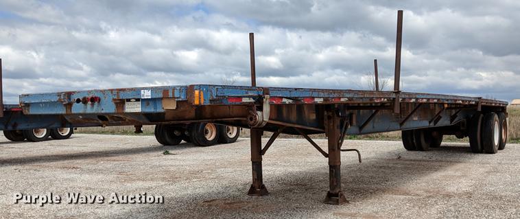 image for item DG3414 1997 Fruehauf PBA-NF2-45N flatbed trailer