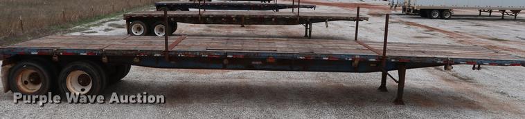 image for item DG3414 1997 Fruehauf PBA-NF2-45N flatbed trailer