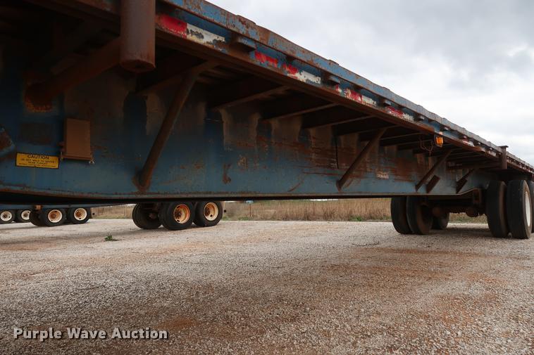image for item DG3414 1997 Fruehauf PBA-NF2-45N flatbed trailer