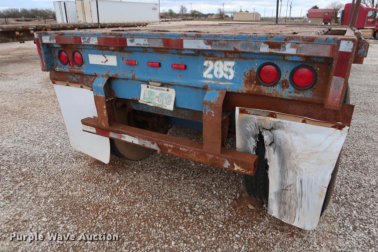 image for item DG3414 1997 Fruehauf PBA-NF2-45N flatbed trailer