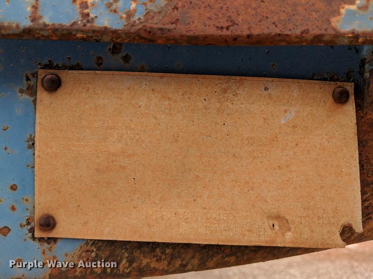 image for item DG3414 1997 Fruehauf PBA-NF2-45N flatbed trailer