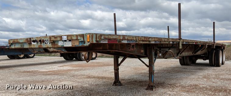 image for item DG3415 1997 Fruehauf PBA-NF2-45N flatbed trailer