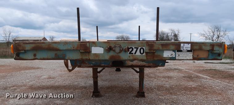 image for item DG3415 1997 Fruehauf PBA-NF2-45N flatbed trailer
