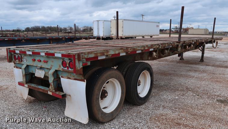 image for item DG3415 1997 Fruehauf PBA-NF2-45N flatbed trailer
