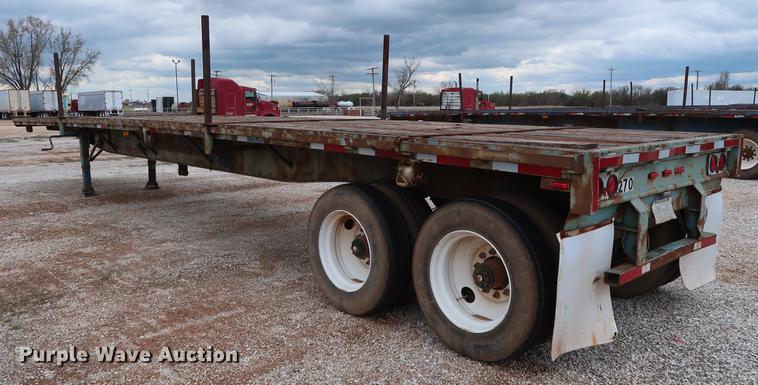 image for item DG3415 1997 Fruehauf PBA-NF2-45N flatbed trailer