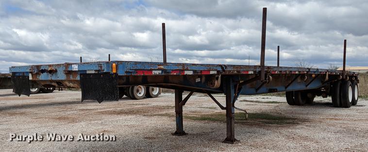 image for item DG3416 1998 Fruehauf PBA-NF2-45N flatbed trailer