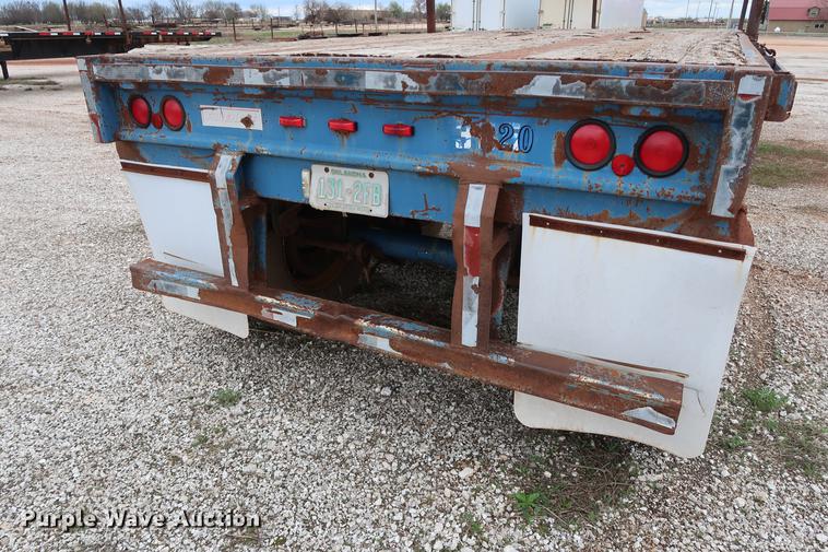 image for item DG3416 1998 Fruehauf PBA-NF2-45N flatbed trailer