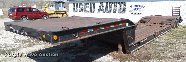image for item EM9152 1981 Landoll lowboy equipment trailer