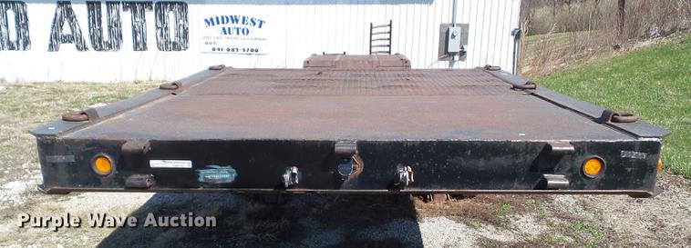 image for item EM9152 1981 Landoll lowboy equipment trailer