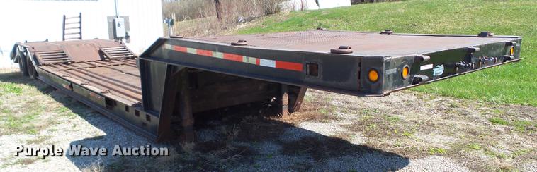 image for item EM9152 1981 Landoll lowboy equipment trailer