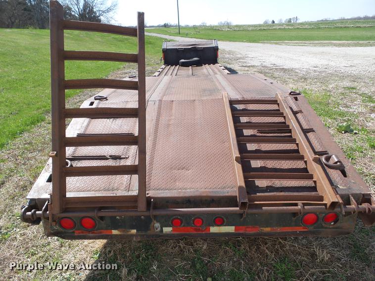 image for item EM9152 1981 Landoll lowboy equipment trailer