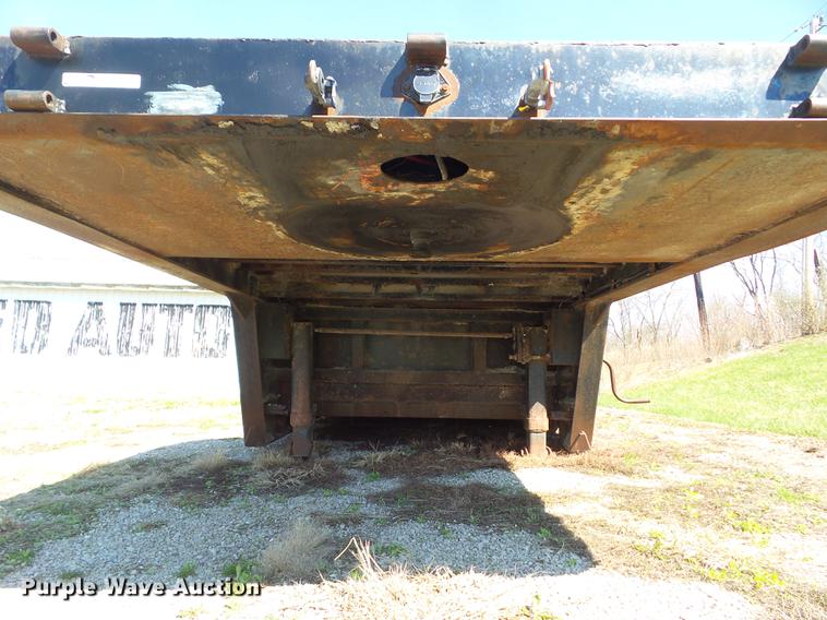 image for item EM9152 1981 Landoll lowboy equipment trailer