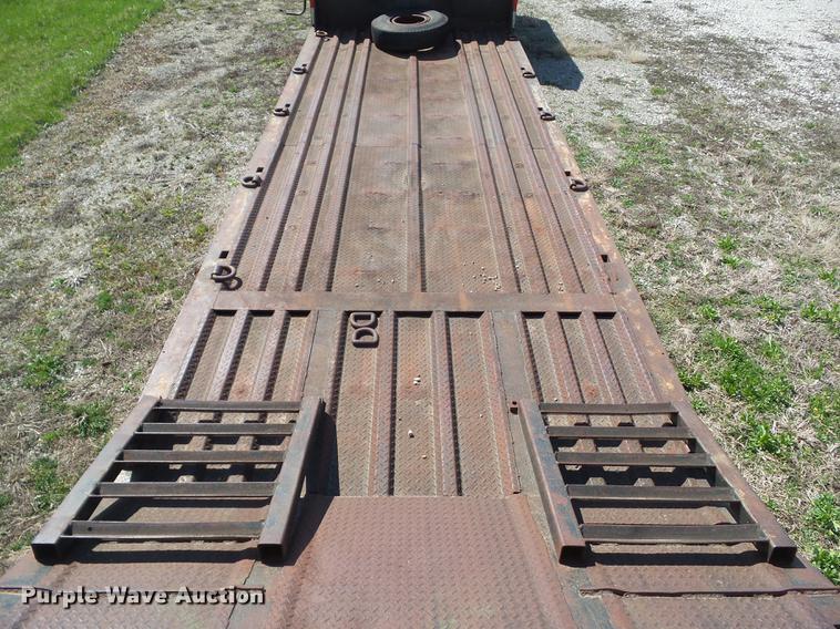 image for item EM9152 1981 Landoll lowboy equipment trailer
