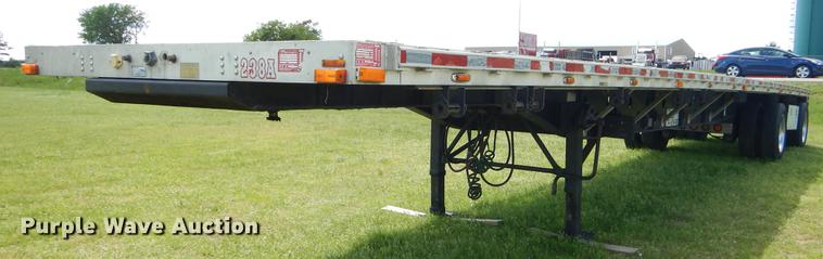 image for item FH9298 2001 Transcraft Super Beam flatbed trailer