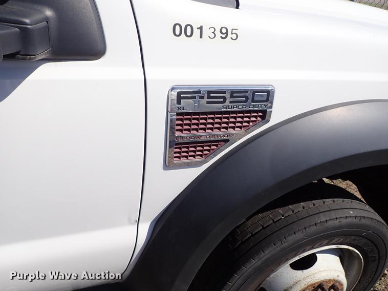 image for item DF1029 2008 Ford F550 Super Duty XL Crew Cab utility truck