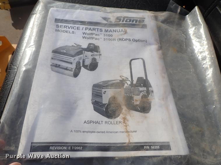 image for item DF1065 2008 Stone WP3100R double drum roller