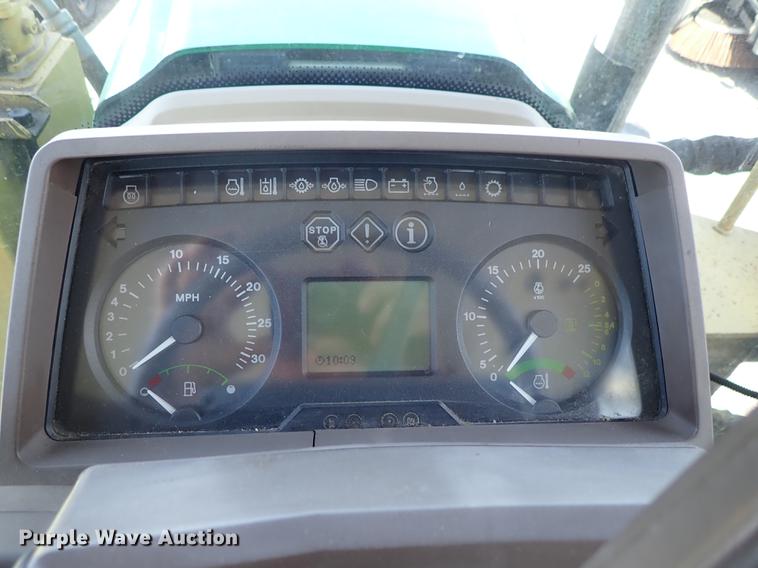 image for item DF1072 2007 John Deere 7220 MFWD tractor with side boom mower