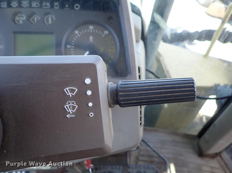 image for item DF1072 2007 John Deere 7220 MFWD tractor with side boom mower