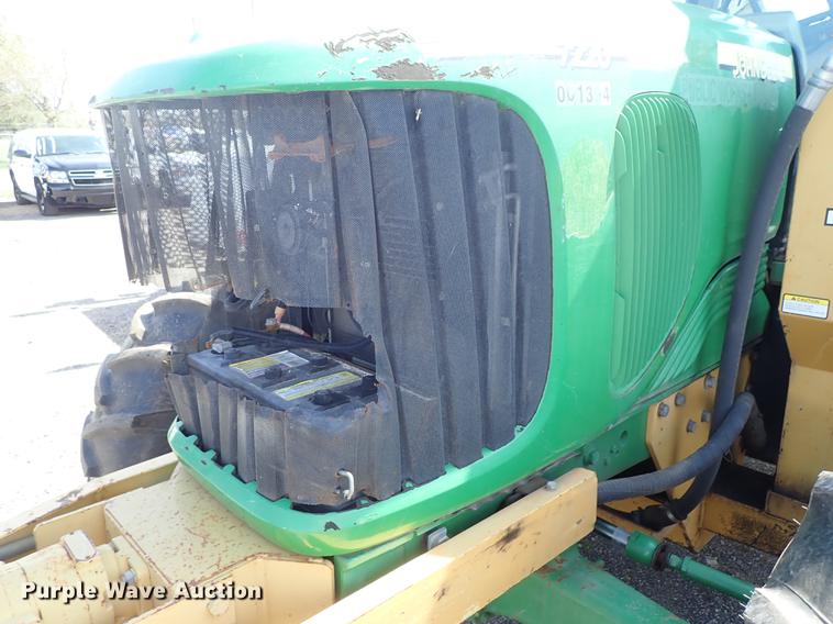 image for item DF1072 2007 John Deere 7220 MFWD tractor with side boom mower