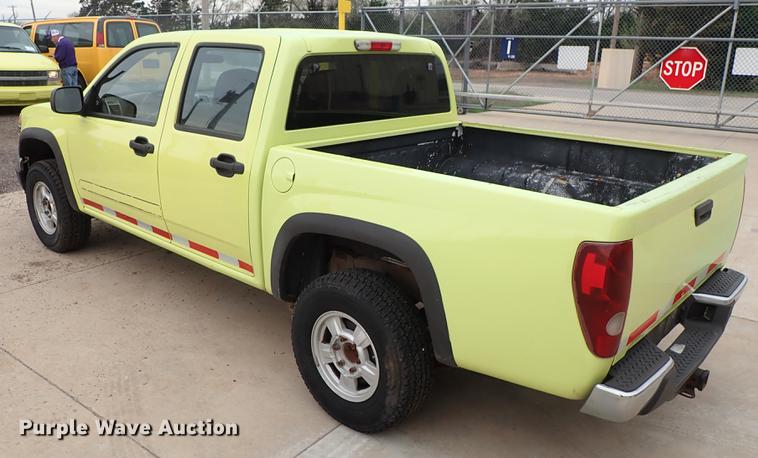 image for item DF1080 2008 Chevrolet Colorado Crew Cab pickup truck