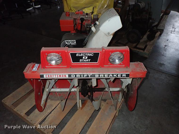image for item FN9901 Craftsman Drift Breaker snow blower