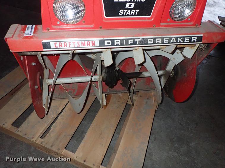 image for item FN9901 Craftsman Drift Breaker snow blower