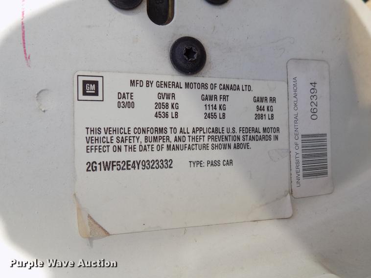 image for item DB9718 2000 Chevrolet Impala