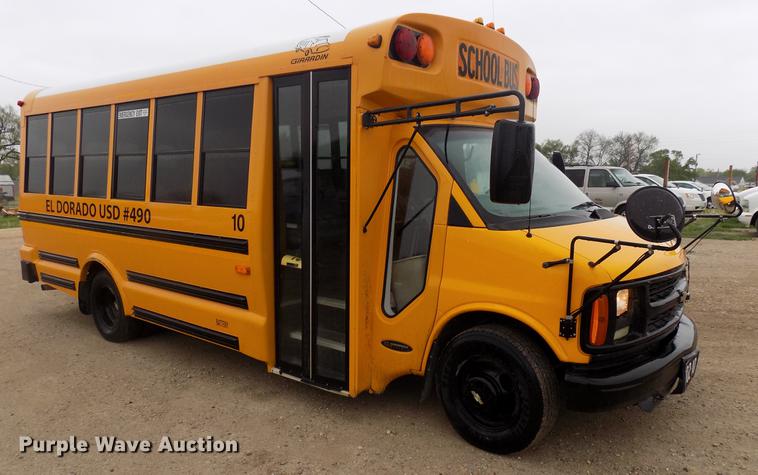 image for item DB9727 2002 Chevrolet Express G3500 school bus