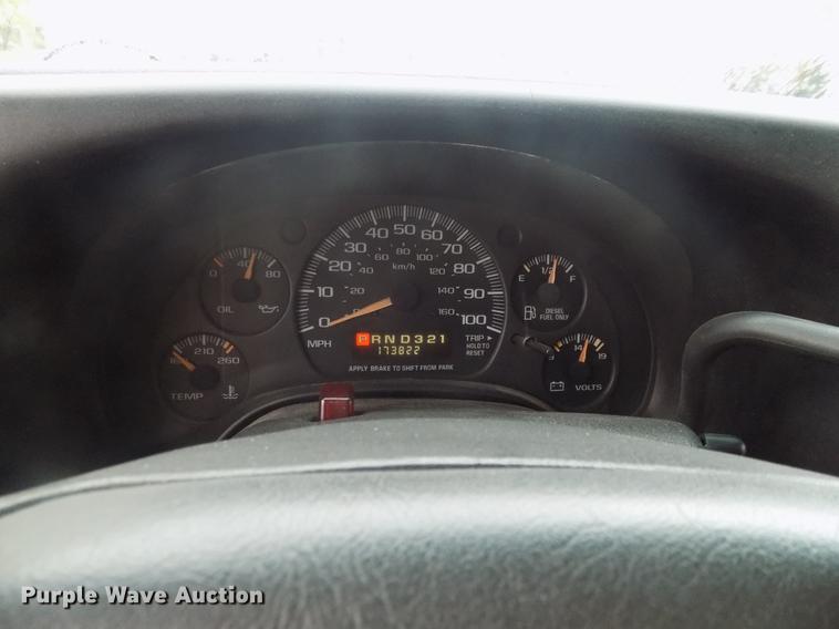 image for item DB9727 2002 Chevrolet Express G3500 school bus