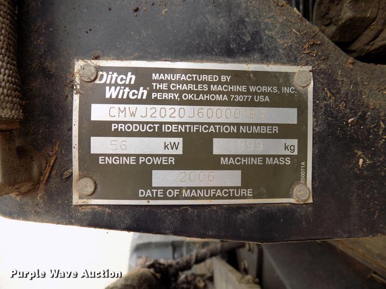 image for item DB9735 2006 Ditch Witch JT2020 directional boring unit